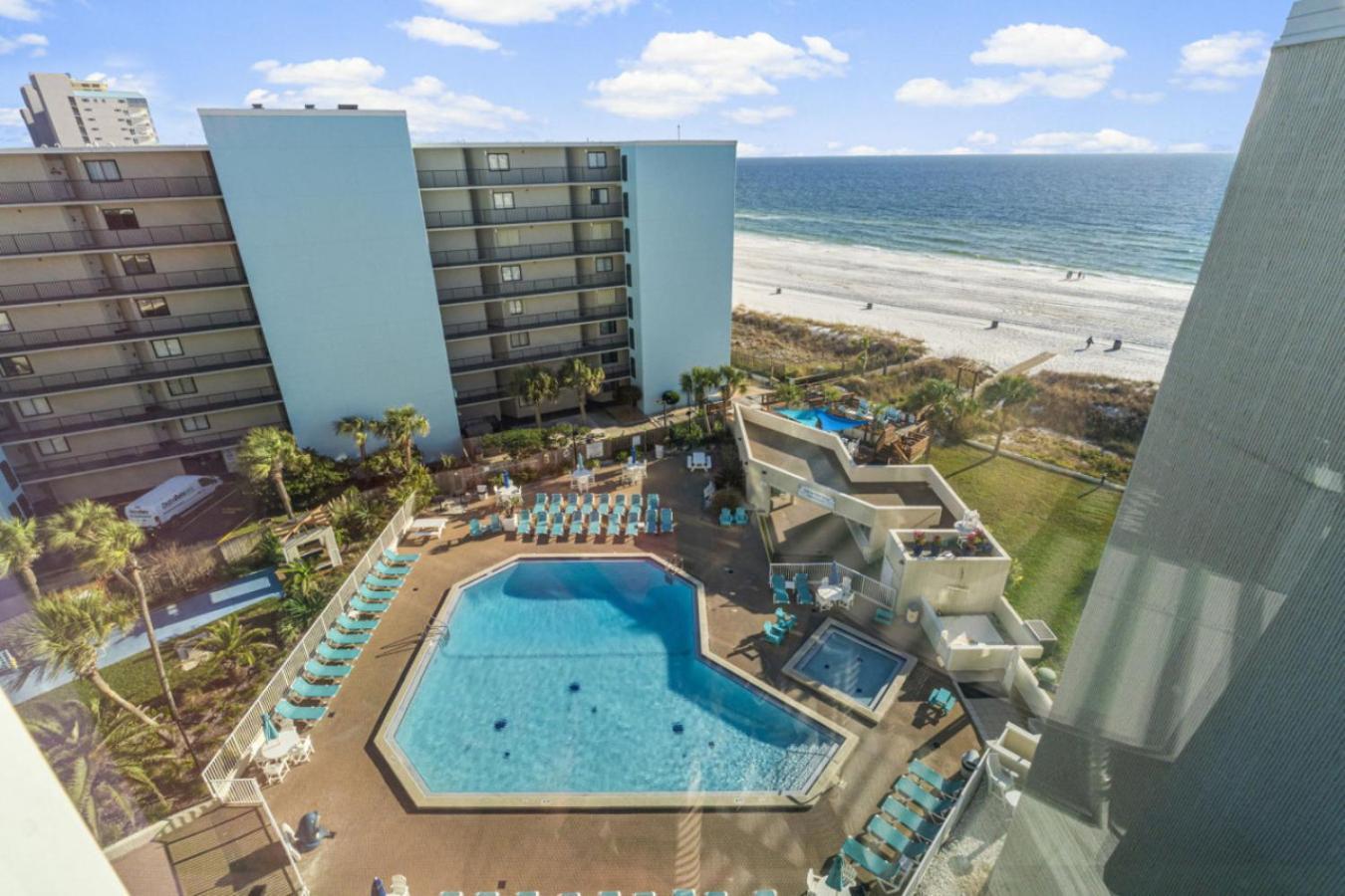 Seas The Day - Top Of The Gulf 320 - Beach Front Resort - Free Beach Chair Service Panama City Beach Buitenkant foto